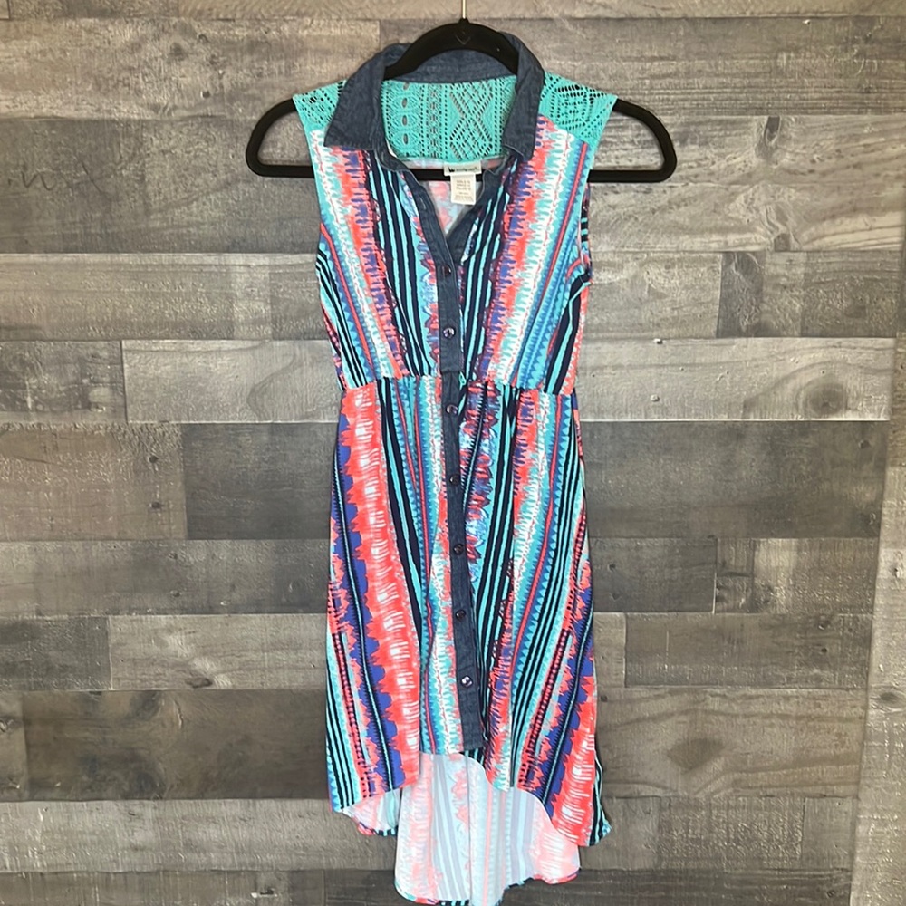 Colorful Emily West Sleeveless Dress